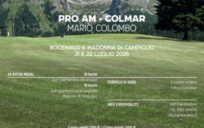 “PRO AM COLMAR – MARIO COLOMBO ”  21 e 22 Luglio 2026